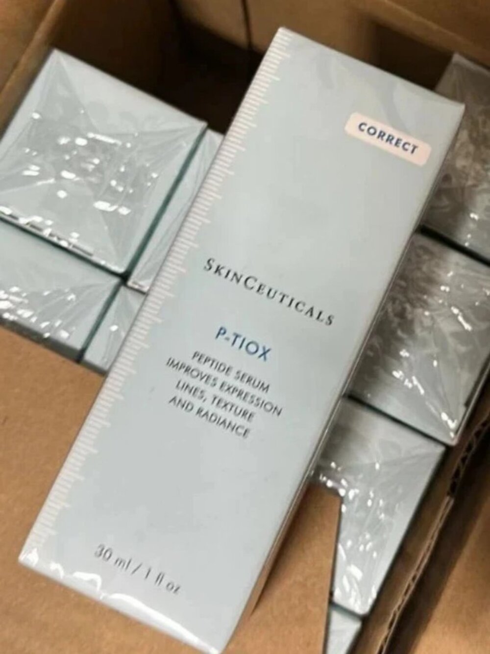 2X Skinceuticals P-TIOX Wrinkle-Modulating Peptide Serum 1 fl oz/30ml - Picture 3 of 3